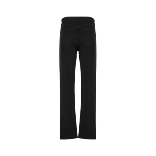 High-Waisted Straight-Leg Jeans