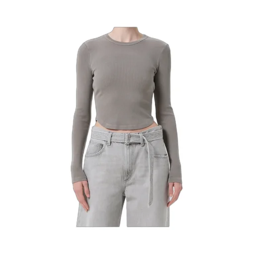 Ribbed Long-Sleeve Top