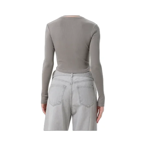 Ribbed Long-Sleeve Top
