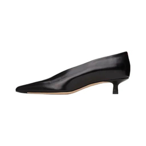 Clara Pointed-Toe Leather Pumps