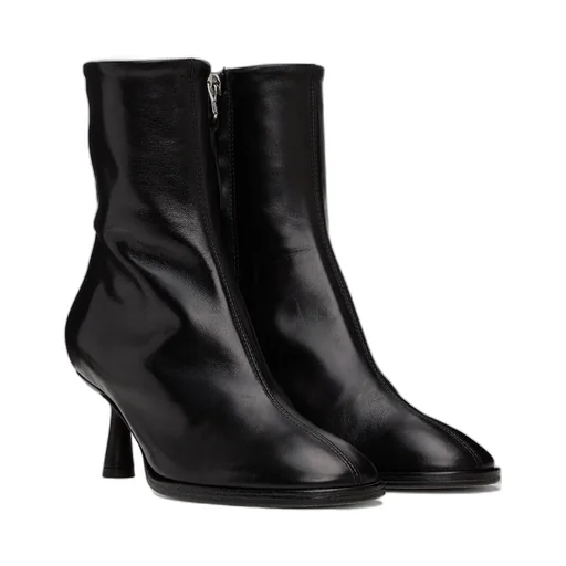 70Mm Round-Toe Ankle Boots