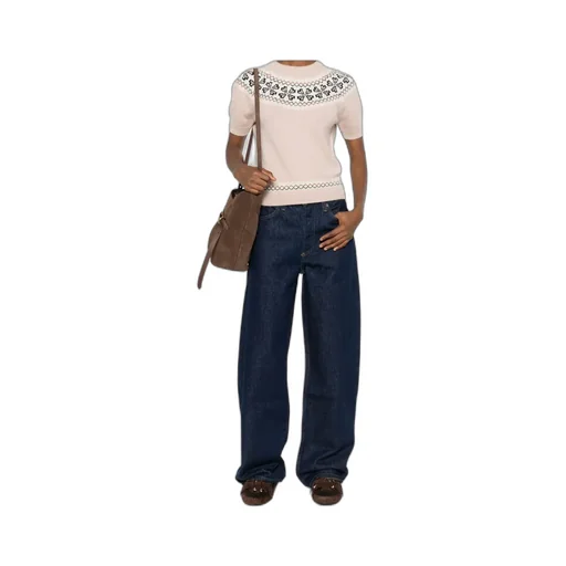 High-Waist Wide-Leg Jeans