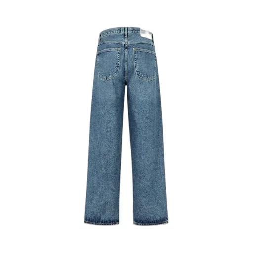 Button-Fly Straight-Leg Jeans
