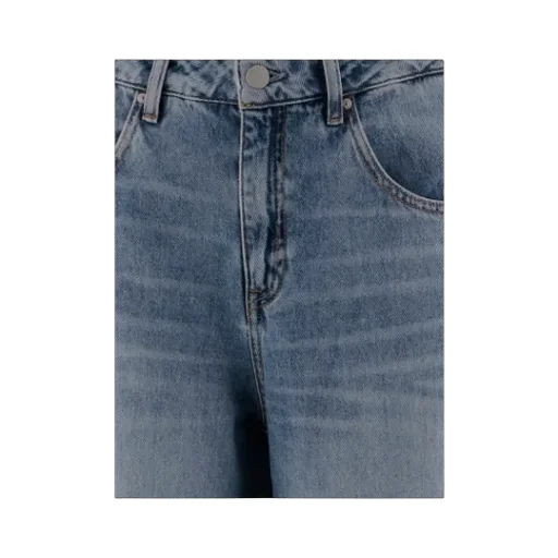 Wide-Leg Denim Jeans