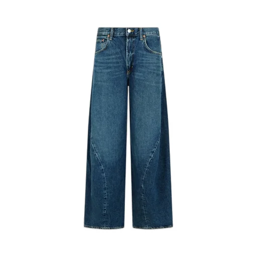 High Waisted Straight-Leg Jeans