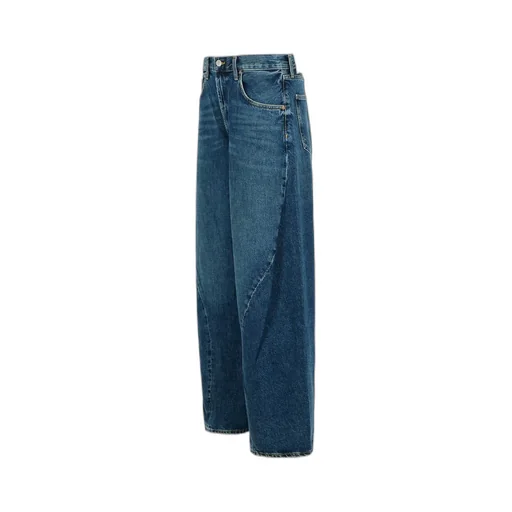 High Waisted Straight-Leg Jeans
