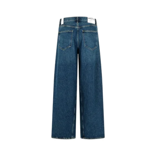 High Waisted Straight-Leg Jeans
