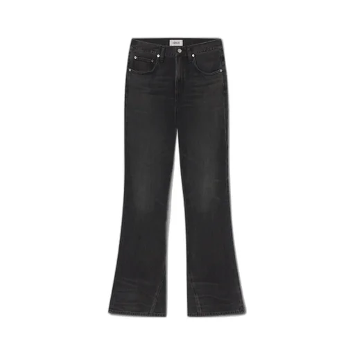 Mid-Rise Flared Leg Jeans