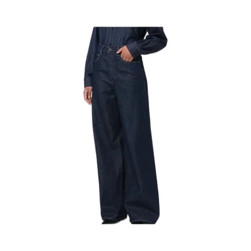 High-Waisted Wide-Leg Jeans