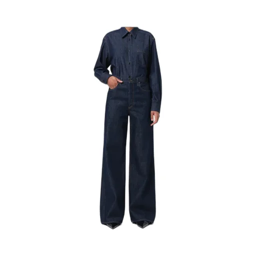 High-Waisted Wide-Leg Jeans