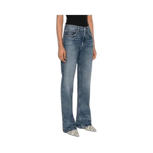 High Waisted Flared Leg Jeans