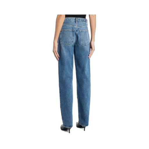 Denim Trousers With Belt Loops