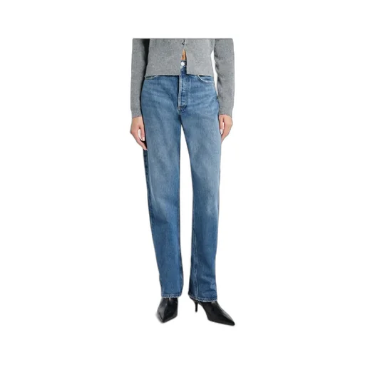 Denim Trousers With Belt Loops