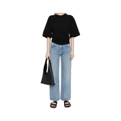 Pleated Detail T-Shirt