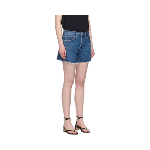 Parker Raw-Cut Denim Shorts