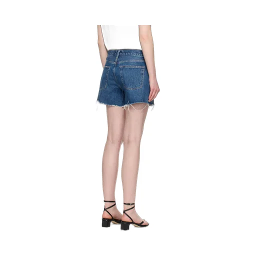 Parker Raw-Cut Denim Shorts