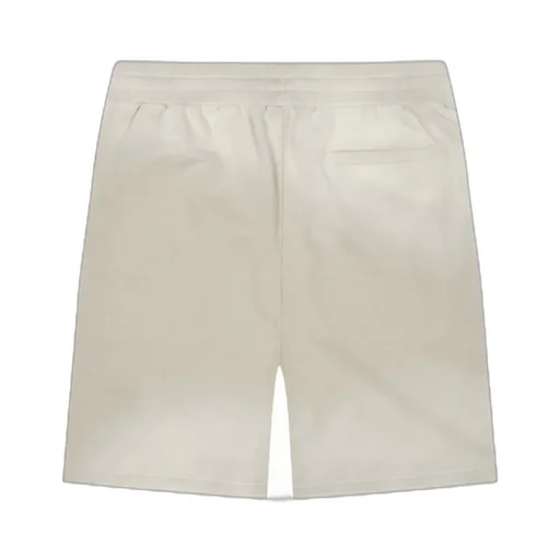 Elasticated-Waist Track Shorts