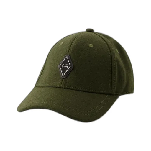 Logo-Appliqué Felted Cap