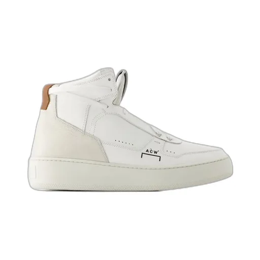 Panelled Hi-Top Sneakers
