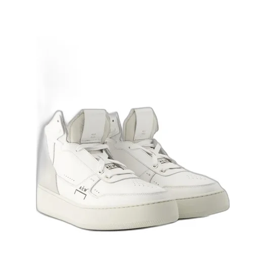 Panelled Hi-Top Sneakers