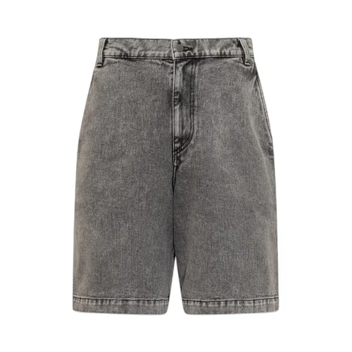 Logo Denim Shorts