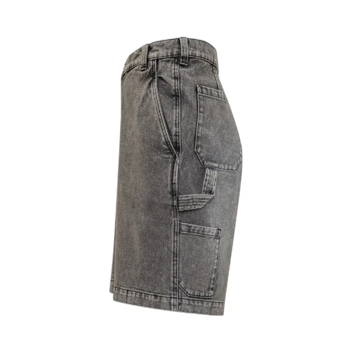 Logo Denim Shorts