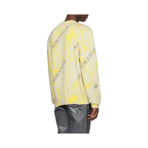 Logo-Intarsia Marbled Jumper