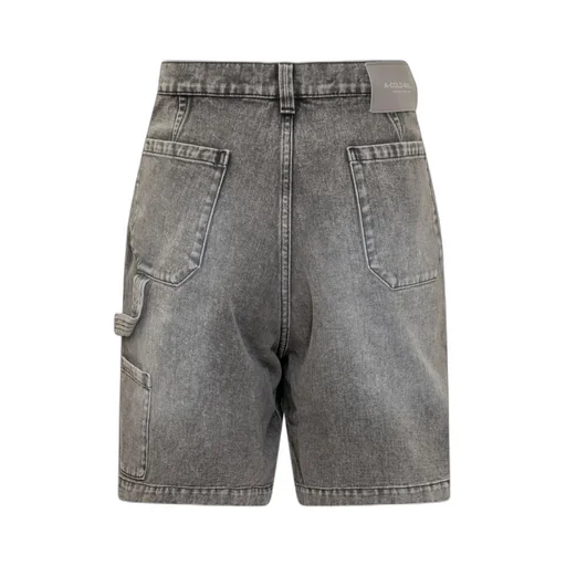 Logo Denim Shorts
