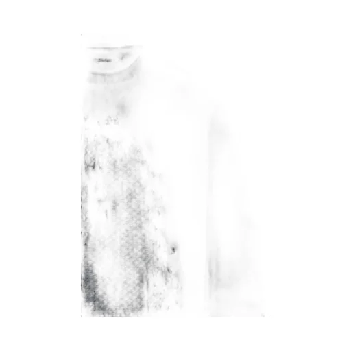 Brushstroke-Print Cotton Sweatshirt