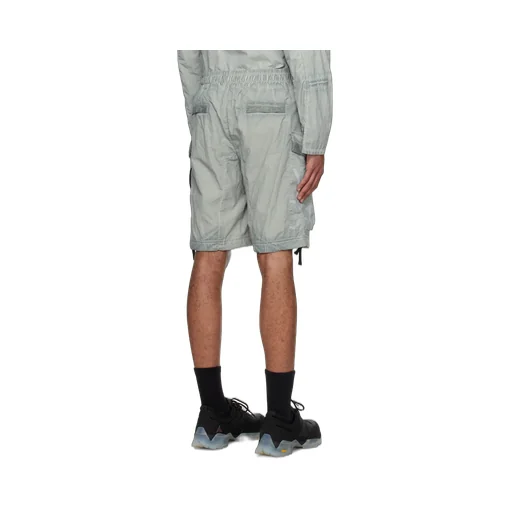 Faded-Effect Cargo Shorts