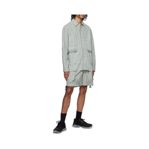 Faded-Effect Cargo Shorts