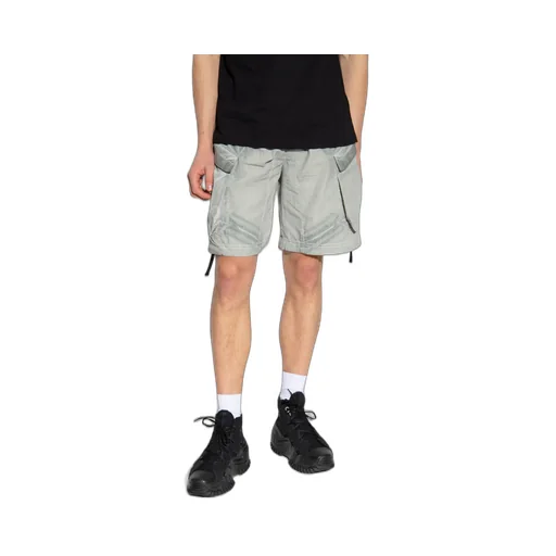 Faded-Effect Cargo Shorts