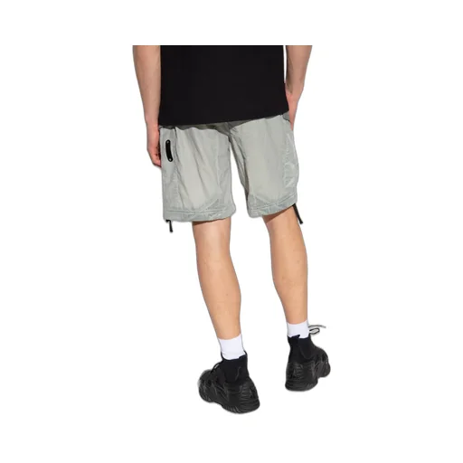 Faded-Effect Cargo Shorts