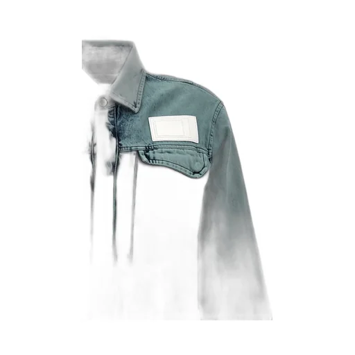 Logo Print Denim Shirt