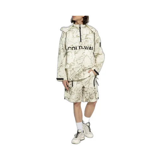 Logo Printed Drawstring Jacket
