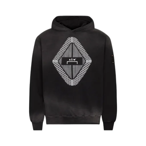 Gradient Logo-Print Hoodie