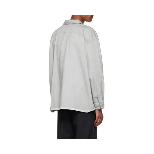 Flap-Pockets Cotton Overshirt