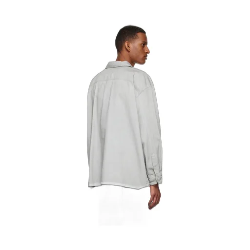 Flap-Pockets Cotton Overshirt