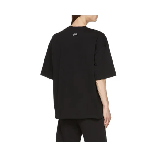 Blurred Logo Printed Crewneck T-Shirt