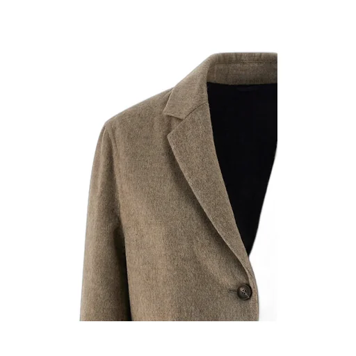 Single-Breasted Cropped Jacket