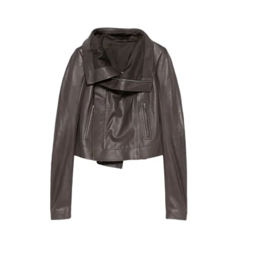 Zipped Leather Jacket