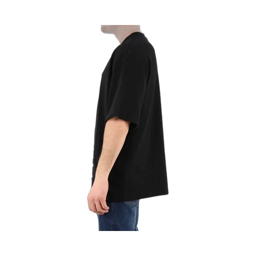 Blurred Logo Printed Crewneck T-Shirt