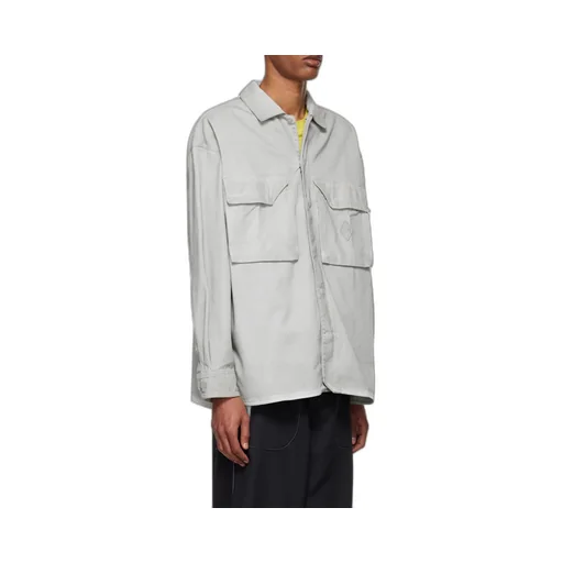 Flap-Pockets Cotton Overshirt