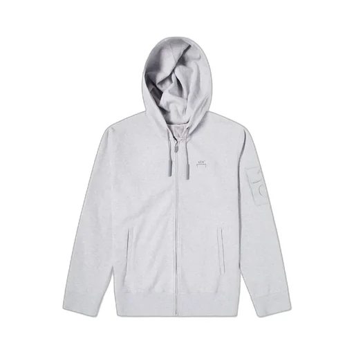 Logo Embroidery Hooded Cardigan