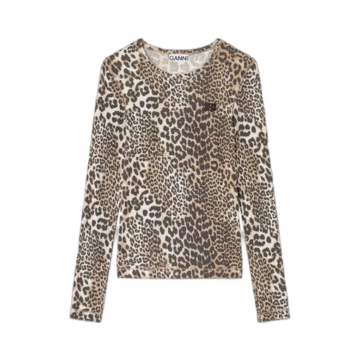 Leopard Rib Long Sleeve