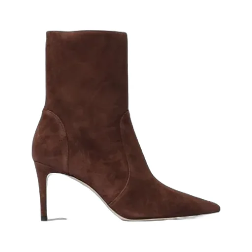 Pointed High-Heeled Boots