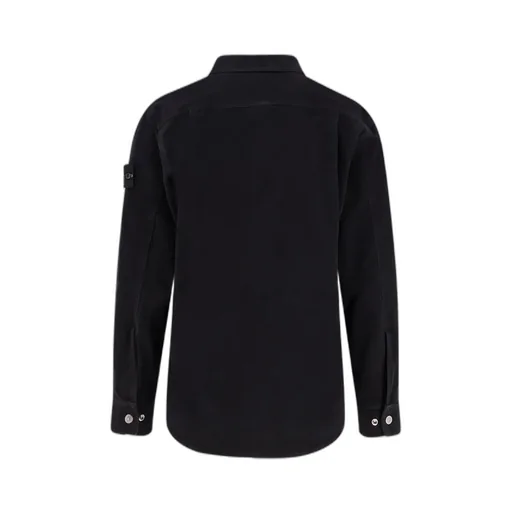Snap-Button Patch Shirt