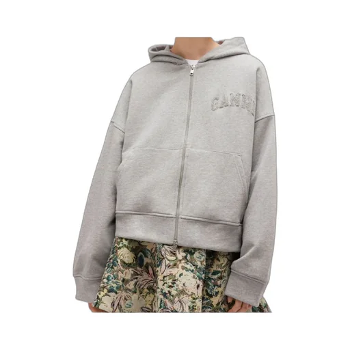 Logo Detail Zip Hoodie