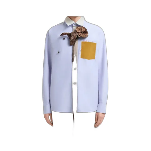 Logo Mending Embroidered Shirt