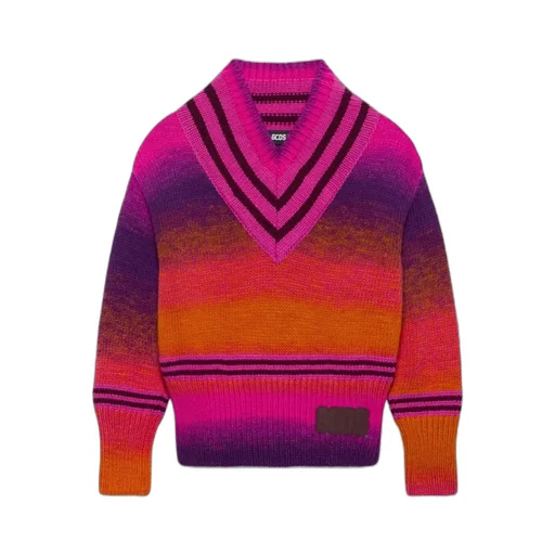 V-Neck Degrade Jumpers